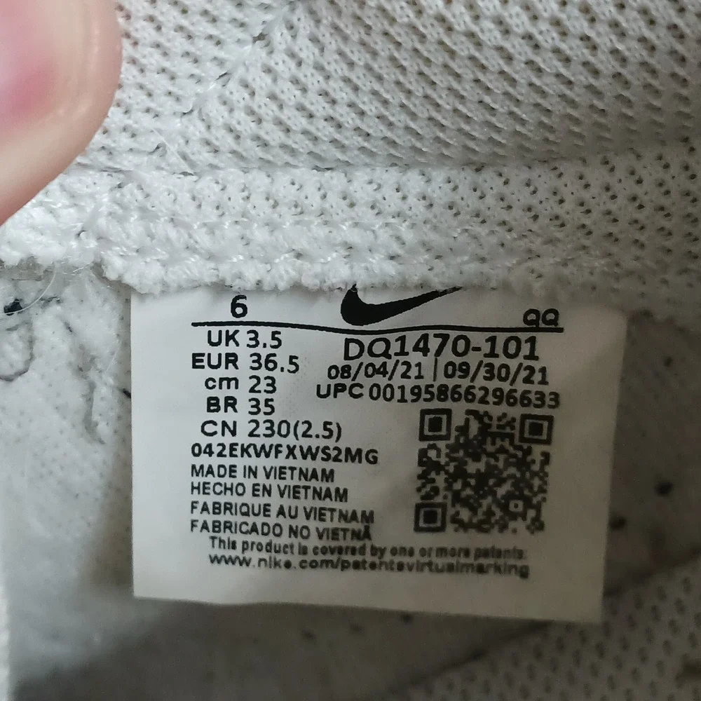 Nike Blazer Low 77 Jumbo White Black Sail Women's Sneakers Shoes Size 6